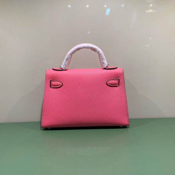 HERMÈS KELLY 20 BAG WITH GOLD HARDWARE IN PINK